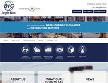 Tablet Screenshot of biglogistics.com